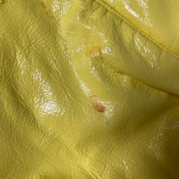 Marc Jacobs Yellow Patent Leather Flap Chain Hobo - Picture 6 of 6